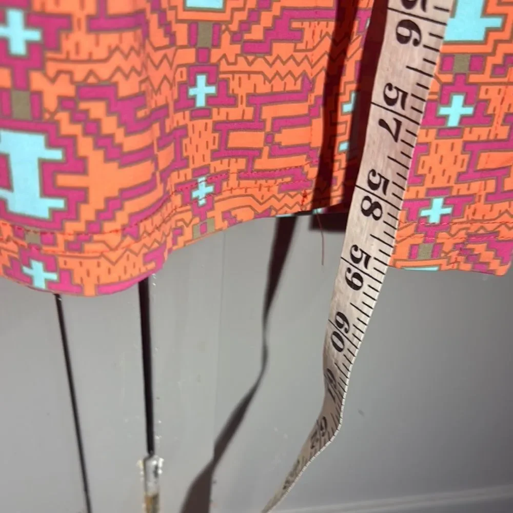 Coral V-Neck Sleeveless Wrap Maxi Dress by (Ellie Kai) size M - Picture 7 of 15